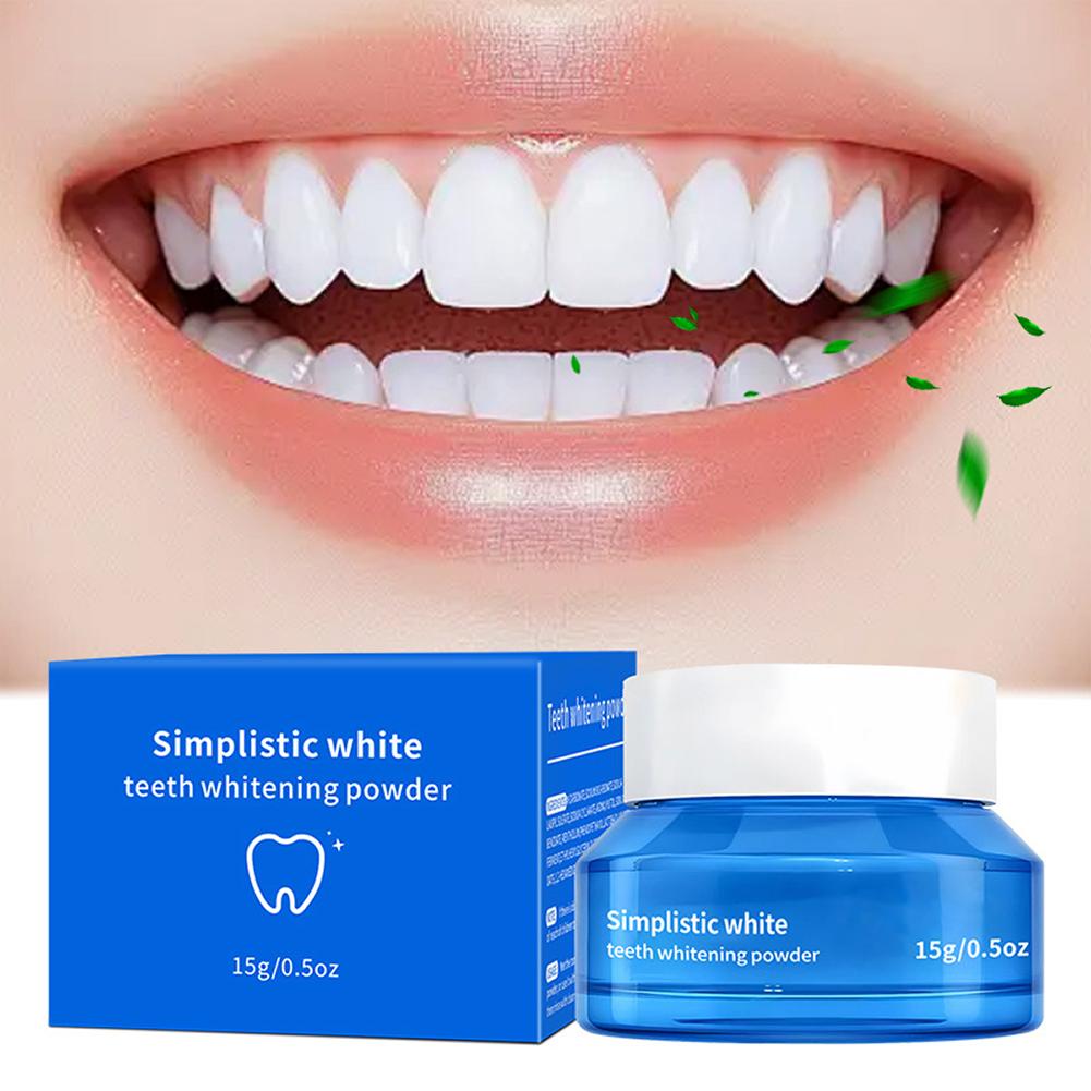 Simplistic White Teeth Whiteni - Teeth Whitening Powder 评论和价格
