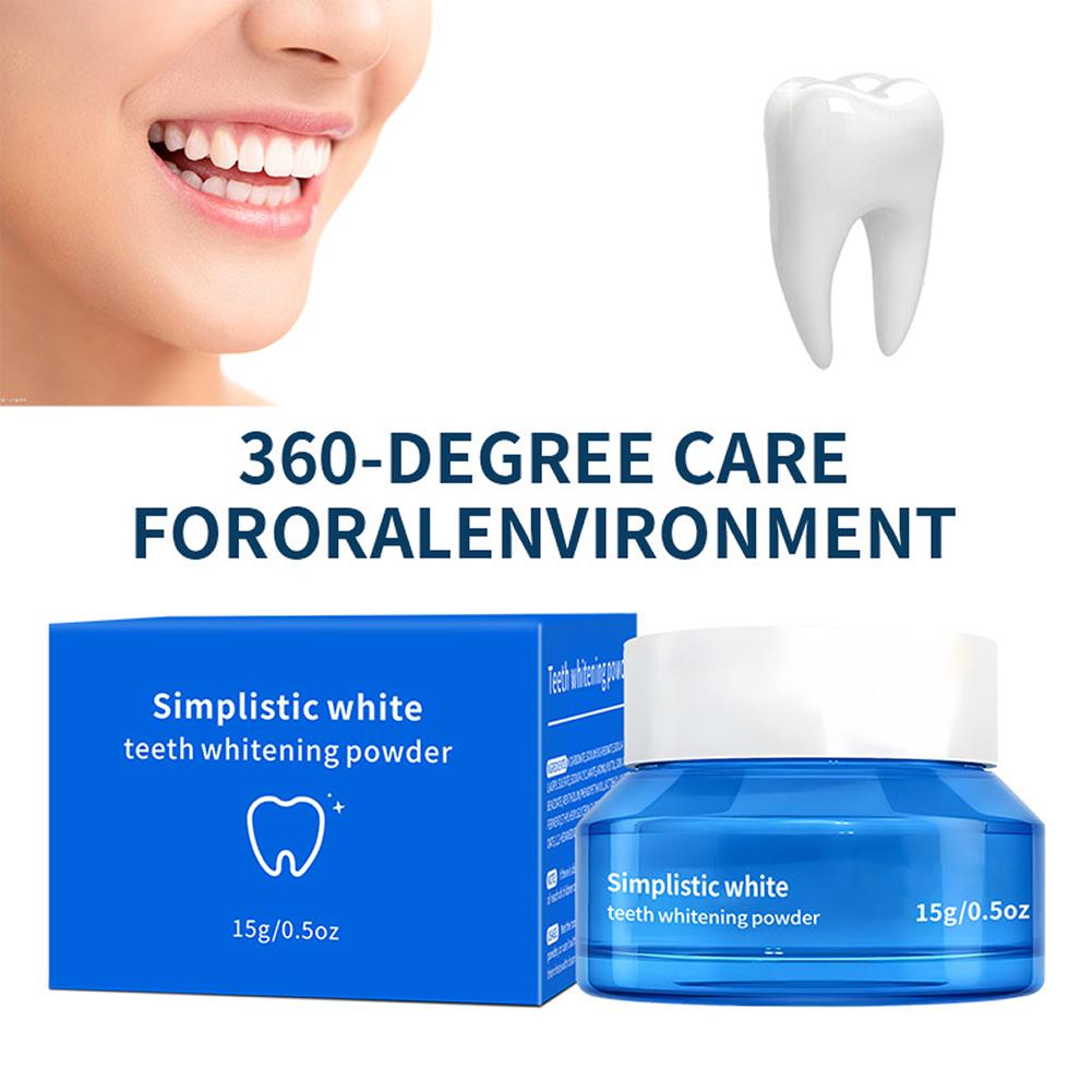Simplistic White Teeth Whiteni - Teeth Whitening Powder 评论和价格