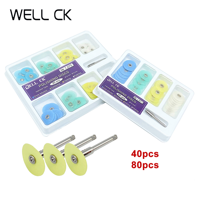 WELL CK 40/80Pcs Dental Polish - Whitening Teeth Dentist 评论和价格