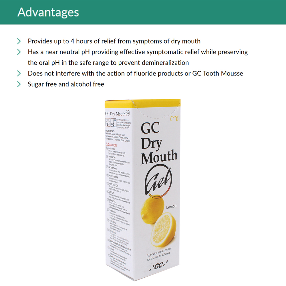 Dry Mouth Relief Gel Treatment - Teeth Whitening Japan 评论和价格