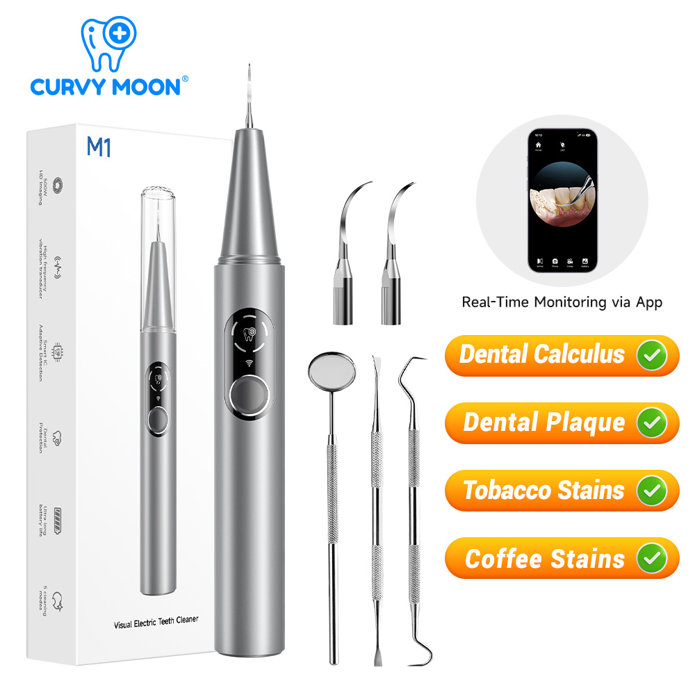 CURVY MOON Visible Electric Ul - Whitening Teeth Dentist 评论和价格