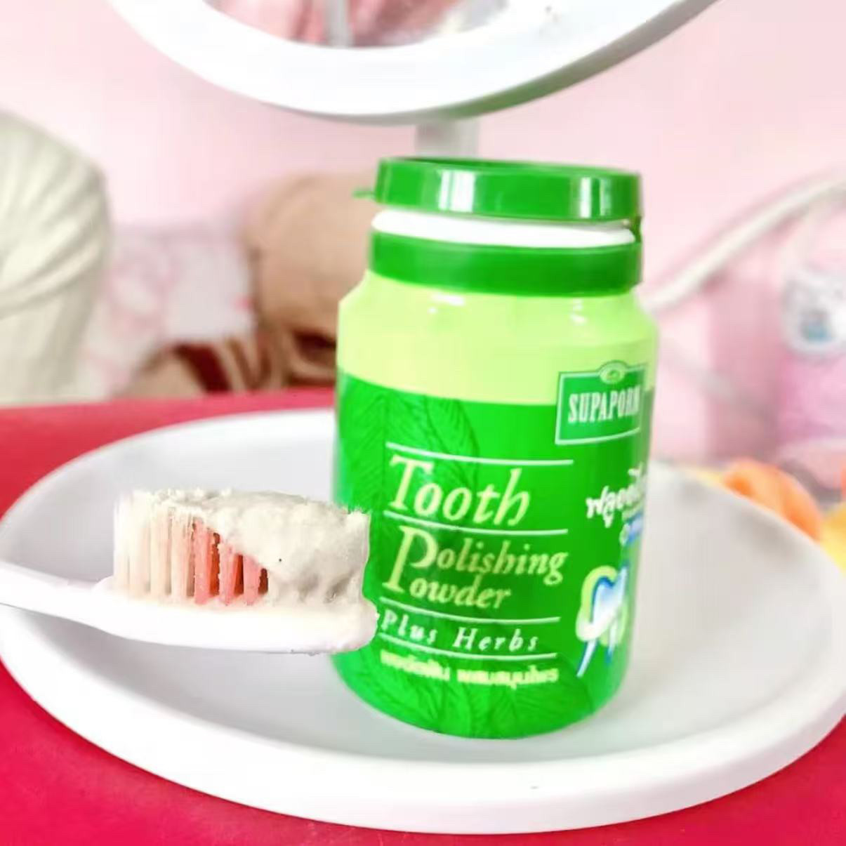 Thai SUPAPORN Herbal Tooth Pow - Teeth Whitening Powder 评论和价格