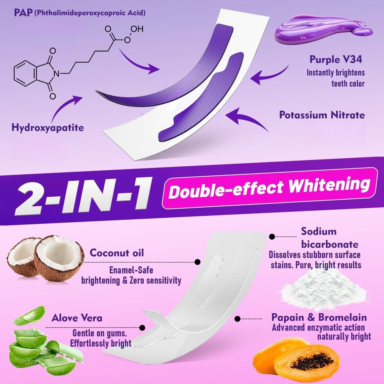 1/7 Pairs Teeth Whitening Stri - Teeth Whitening Strips Permanent 评论和价格