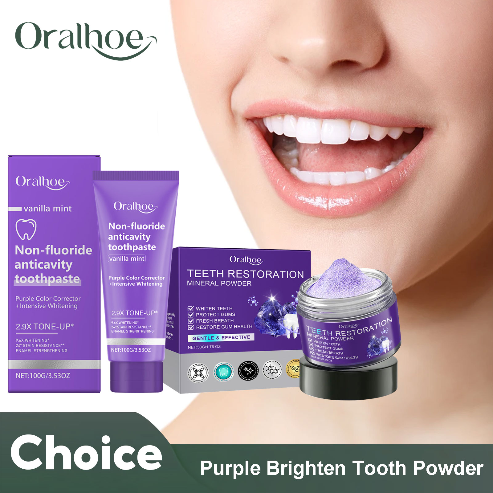 Teeth Restoration Mineral Powd - Teeth Whitening Powder 评论和价格