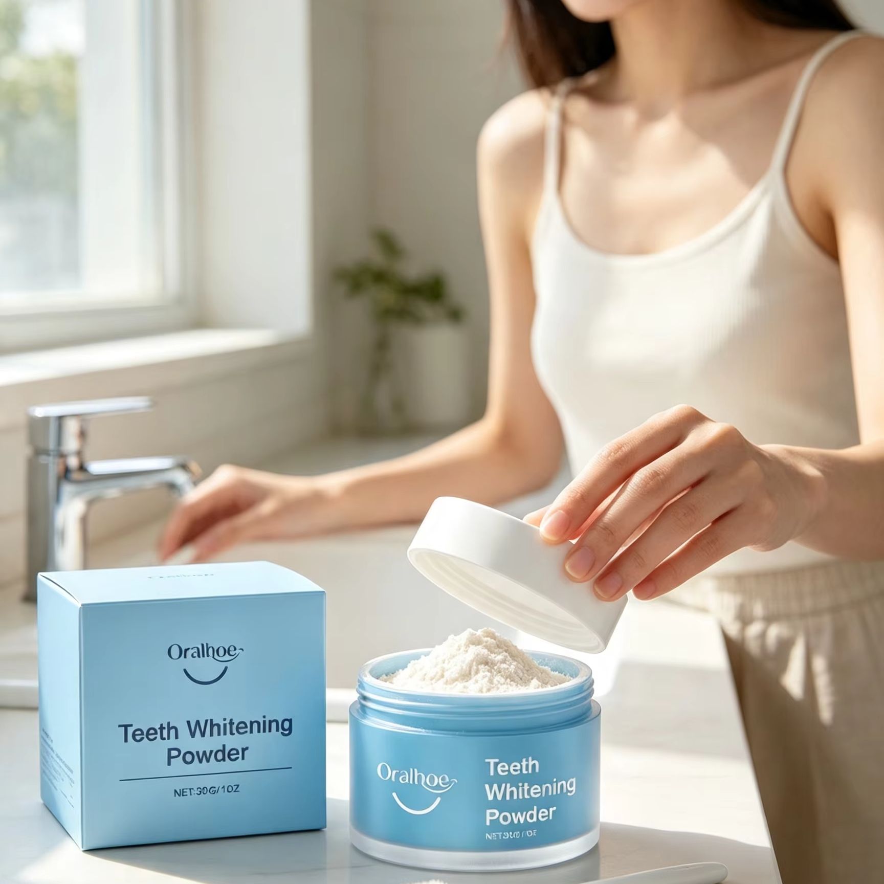 Oralhoe Tooth Powder for Brush - Teeth Whitening Powder 评论和价格