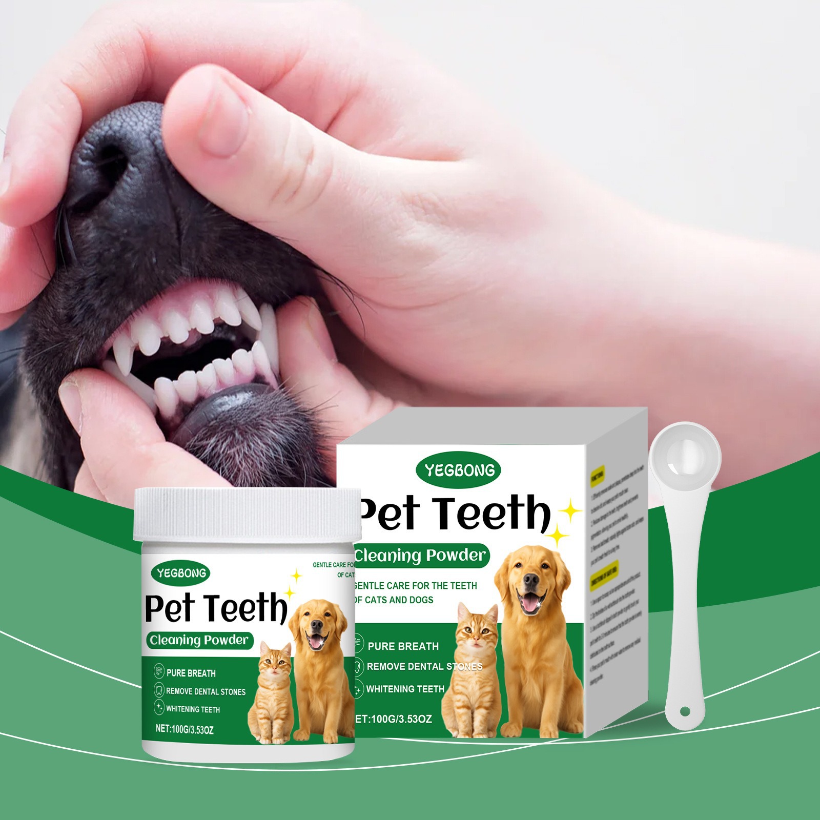 Pet Teeth Cleaning Powder Redu - Teeth Whitening Powder 评论和价格