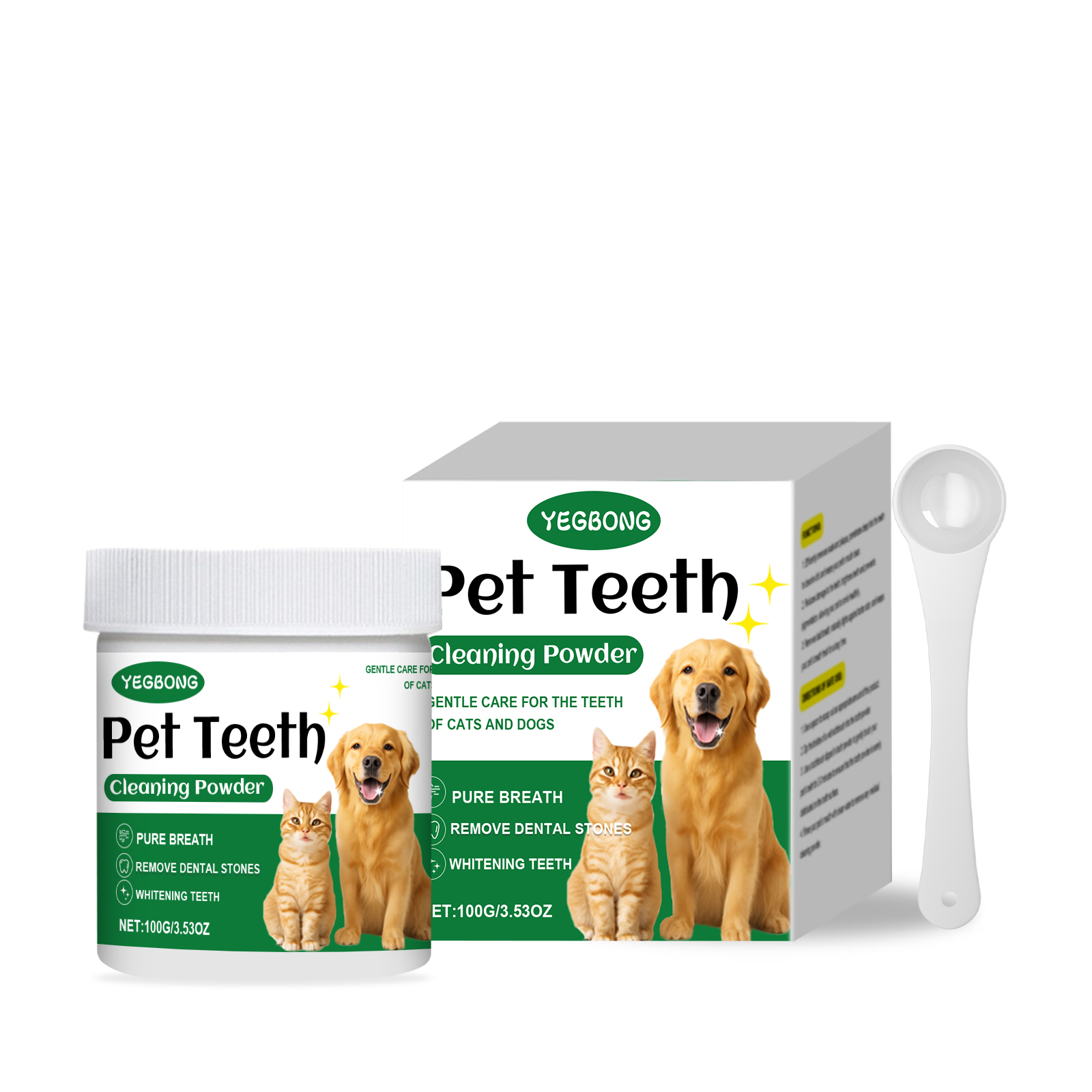 Pet Teeth Cleaning Powder Redu - Teeth Whitening Powder 评论和价格