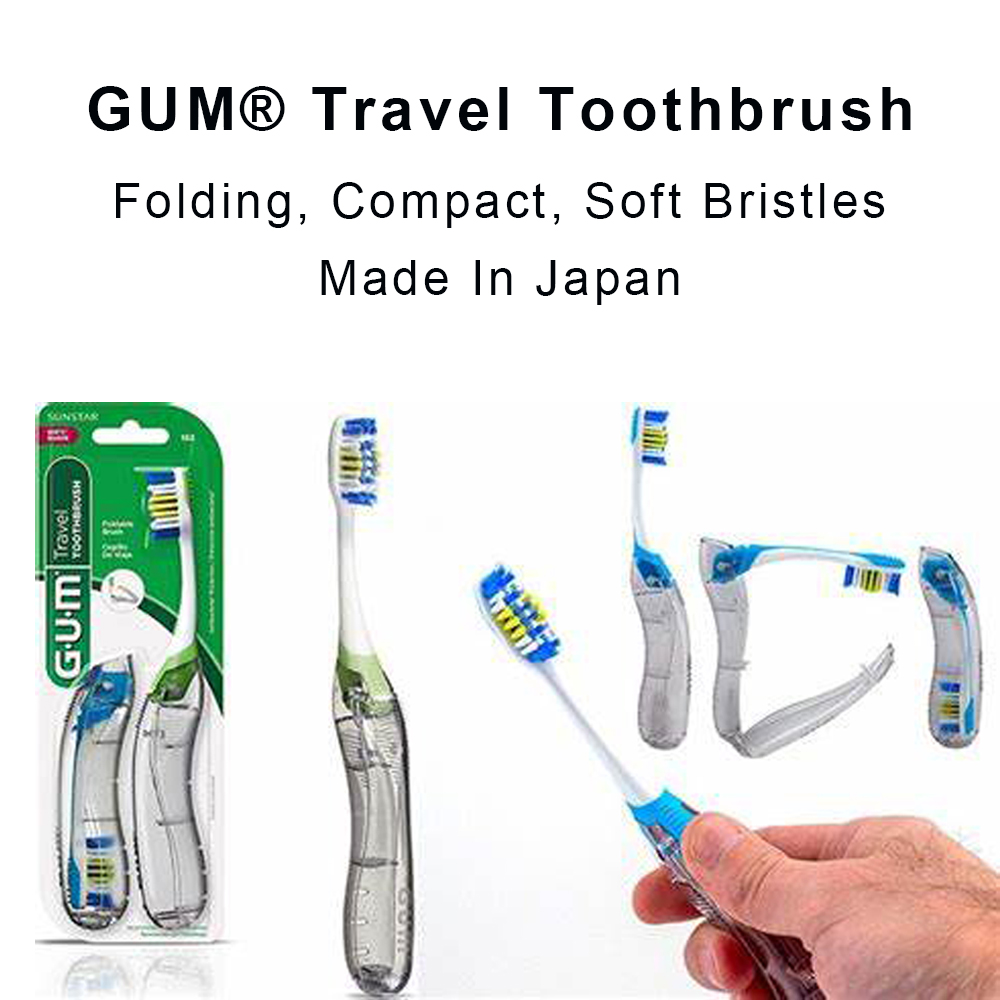 Gum Travel Toothbrush Folable  - Teeth Whitening Japan 评论和价格