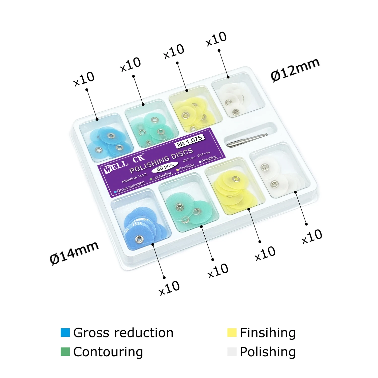WELLCK Dental Polishing Discs  - Whitening Teeth Dentist 评论和价格