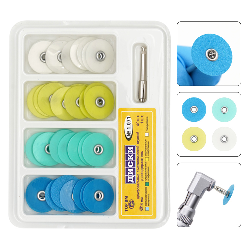 40Pcs/Box Dental Polishing Dis - Whitening Teeth Dentist 评论和价格