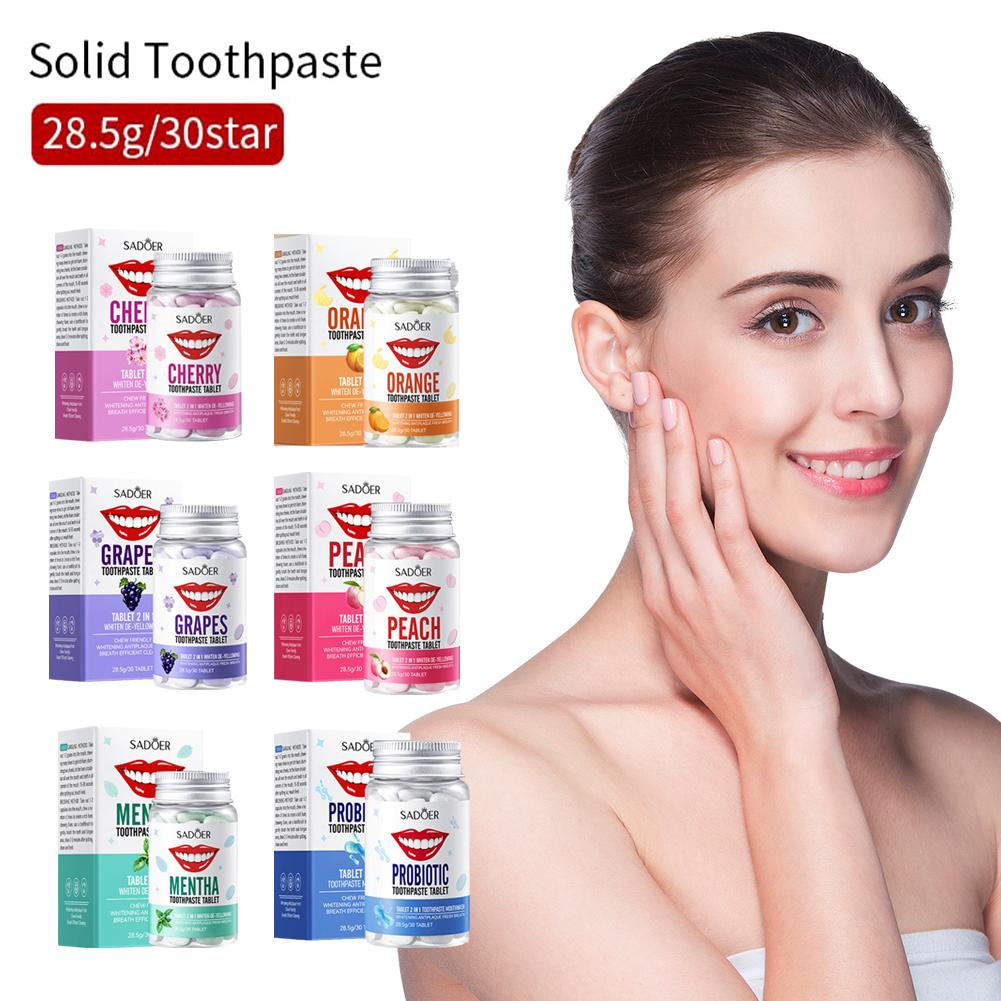 Mint Solid Toothpaste Tablets  - Teeth Whitening Powder 评论和价格
